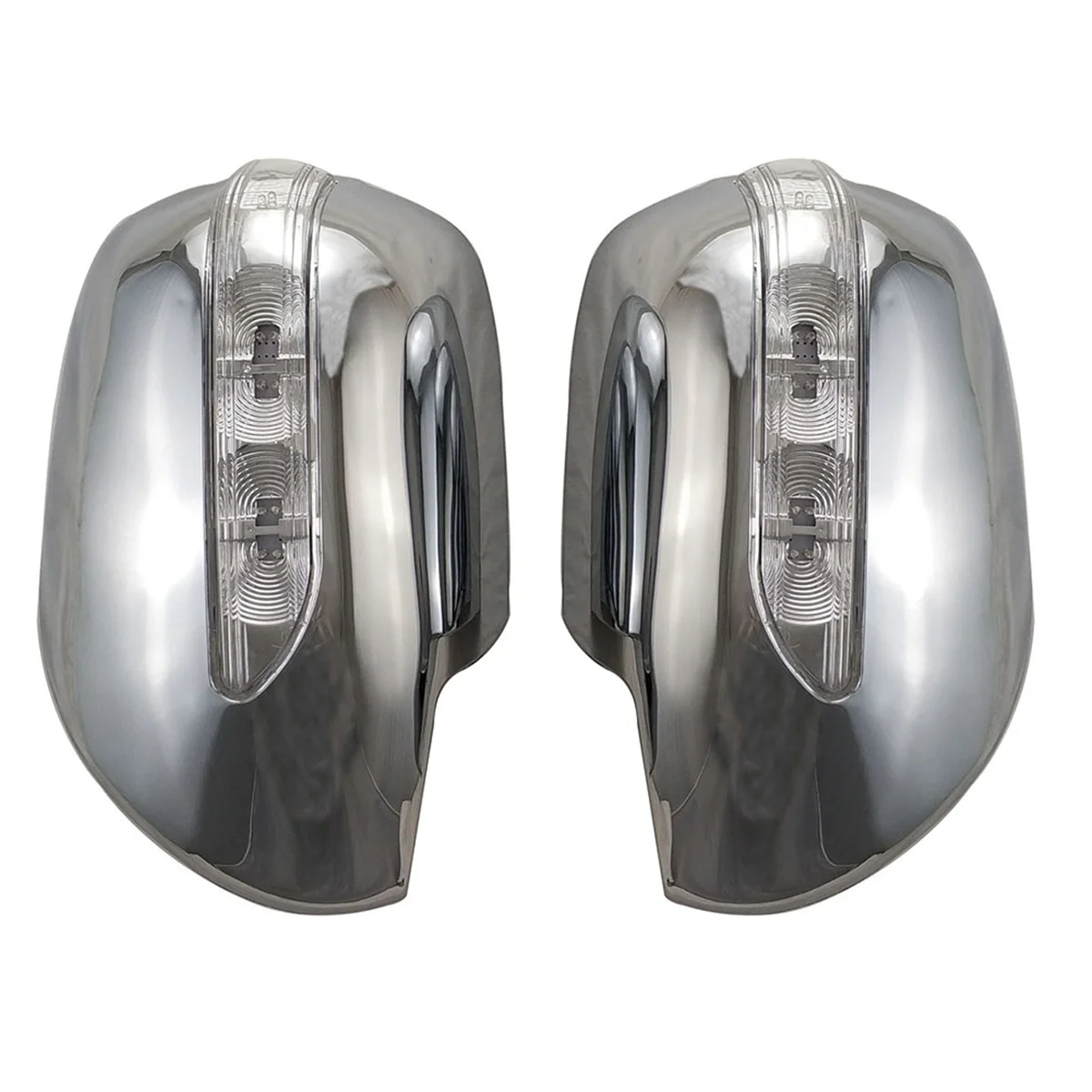 For Toyota 4RUNNER Prado 2700 FJ120 2003-2009 Chrome Car LED Side Mirror Cover Side Mirror Cover Exterior Accessories