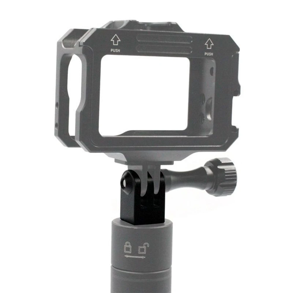 5 Stück Aluminiumlegierung 1/4 Zoll Schraube Kamerastativadapter Kamerastativadapter für GoPro Hero 4-13 DJI Osmo Action Kamera