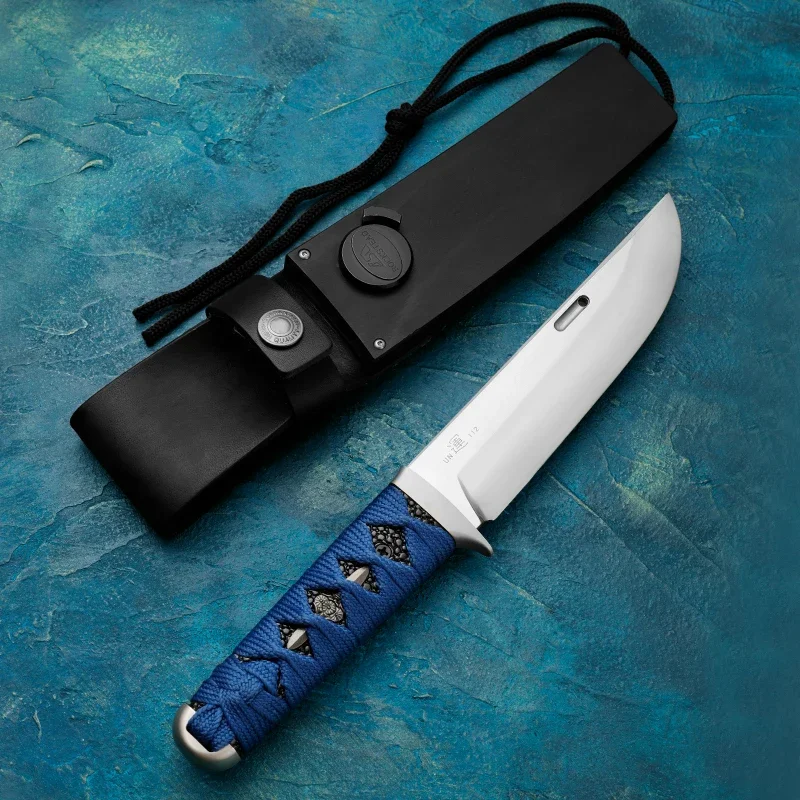 High Hardness ZDP-189 Steel Straight Knife Blade Li Outdoor Production Knife Camping Portable Self-defense Knife Men Gift