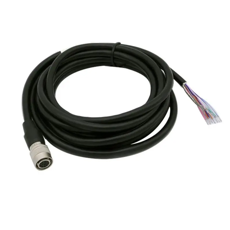 ABZS Industrial Camera Trigger Line 6 Core Flexibility Drag Chain HR10A-7P-6S Extension Cord 3Meter Sports IO