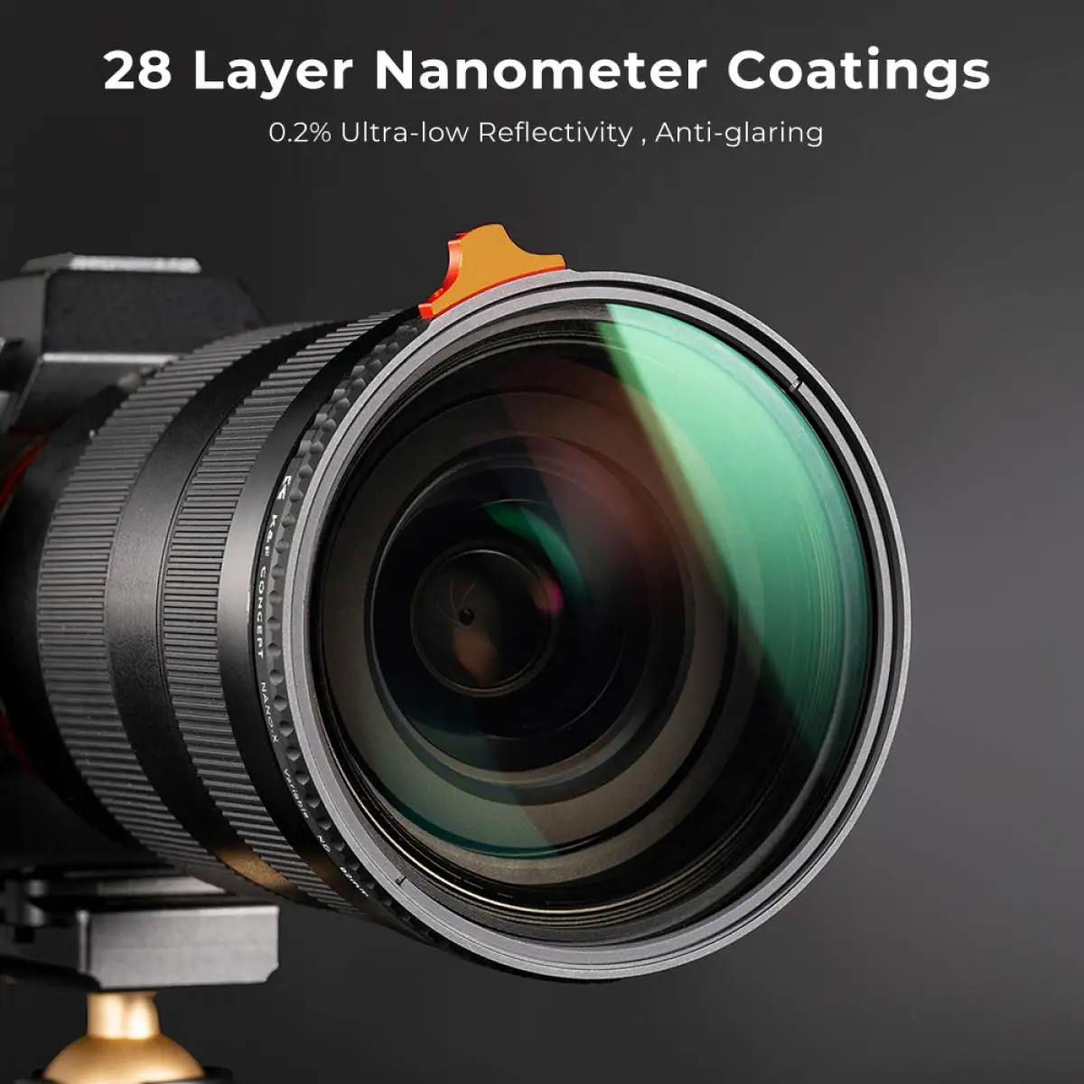 K&F Concept 67 mm variabler ND-Filter ND3 ND1000 77 mm 82 mm ND3-1000 Ultradünner Filter NANO-X-Serie 49 mm 52 mm 55 mm 58 mm 62 mm 72 mm – Detail 7