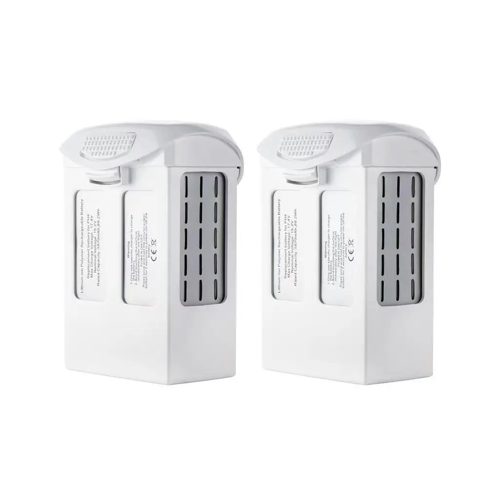 High Capacity 5870mAh 15.2V Smart Battery for DJI Phantom 4 RTK / 4 Advanced / 4 Pro / Pro V2.0 Drone - Longer Flight Time