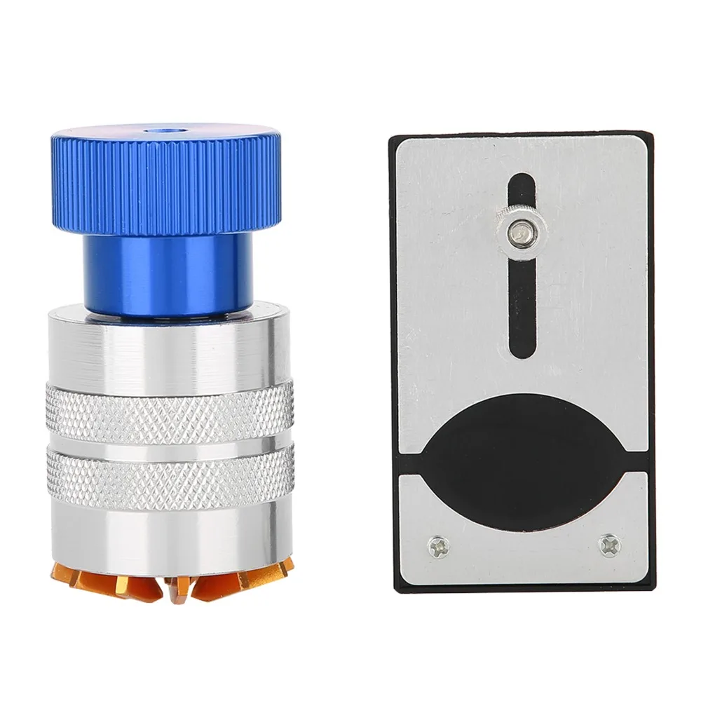 เครื่องมือซ่อมนาฬิกาสีน้ำเงินแบบแม่นยำ ดีไซน์หลายขาแบบสีแดง เครื่องมือถอดกระจกนาฬิกาแบบมืออาชีพ เครื่องมือซ่อมนาฬิกา DIY