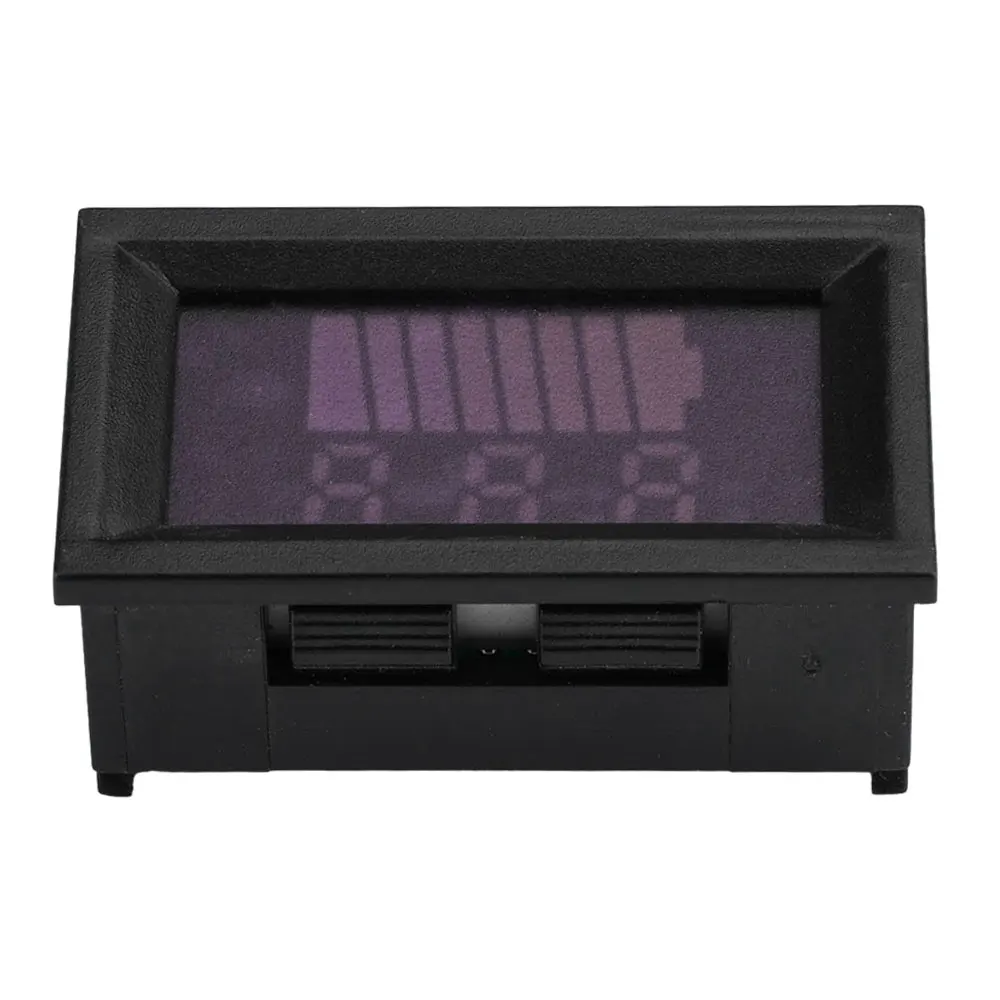 Car Battery Charge Level Indicator 12V 24V 36V 48V 60V 72V Lithium Battery Capacity Meter Tester Display LED Tester