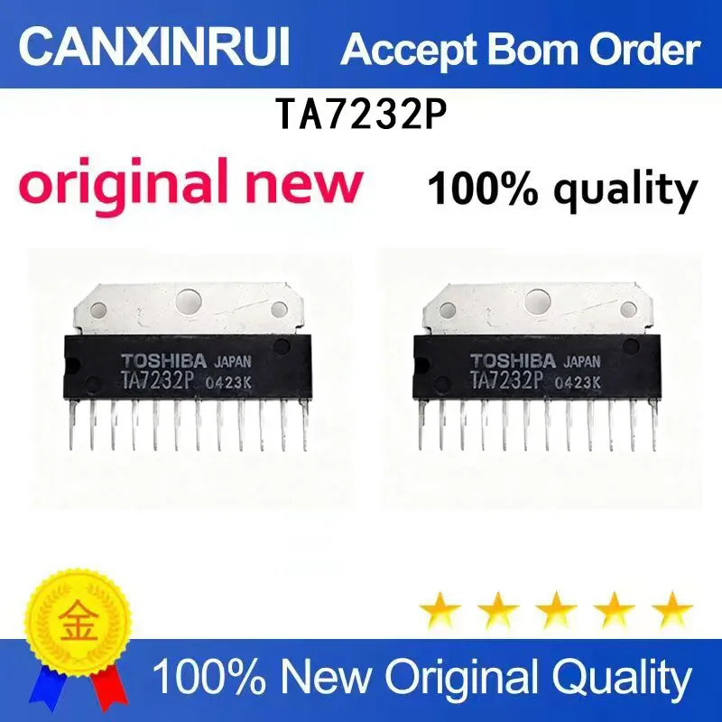 

(5-100 Pieces) New TA7232P Package ZIP-12 Dual Channel Audio Power Amplifier IC Chip