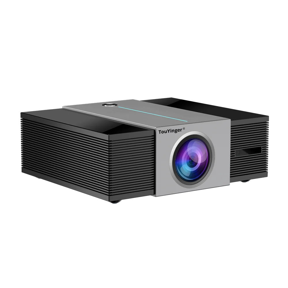 Vollständig geschlossener Projektor mit 4K HDR10, Full HD, 2000 ANSI, HiFi-Sound, Autofokus, automatischer Trapezkorrektur, Android 12.0, für Familientreffen, Unterhaltung, Kinoqualität