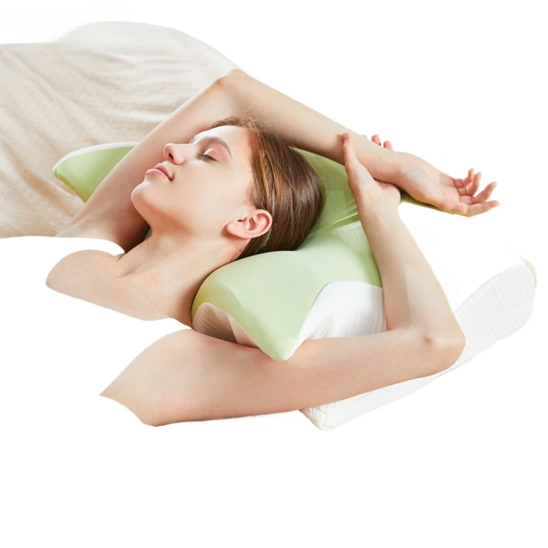 

Memory Pillow Slow Rebound 0-pressure Memory Foam Butterfly-shaped Side Sleeping Cervical Vertebra Support Sleep Pillow