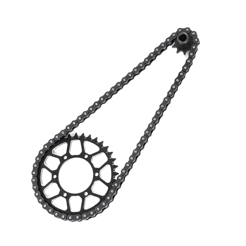 For LOSI 1/4 Promoto-MX Remote-Controlled Motorcycle Front Gear 10T Rear Gear 36T Chain Accessory-Y44A