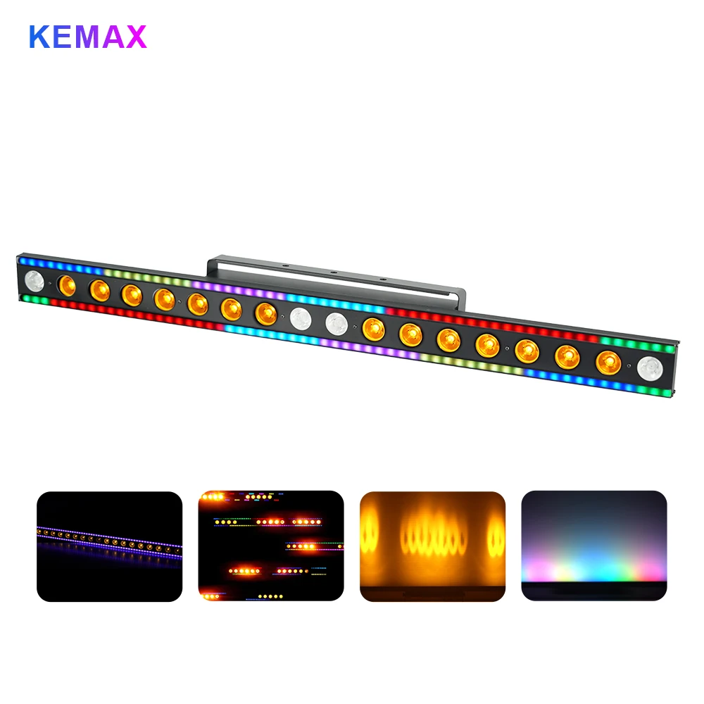 Luz de pared de 18LED, 120W, RGBW, Fiesta Disco, luces de barra estroboscópicas, equipo de escenario para DJ, concierto, boda, teatro, decoración de Navidad