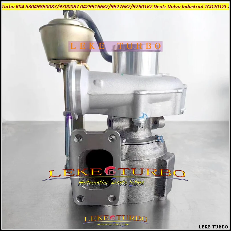 Turbo K04 53049880087 53049700087 04299166KZ 04298276KZ 04297601KZ For Deutz Industrial Engine For Volvo Industrial TCD2012L4-2V