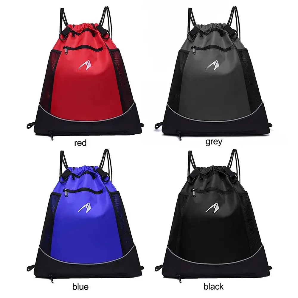 1Pcs Large Capacity Basketball Backpack Convenient Lightweight Drawstring Backpack Portable Gym Sports Bag Gym Accessories