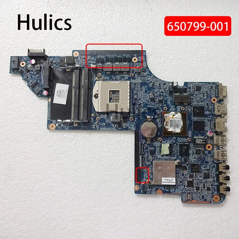 

Используемая доска Hulics 650799 -001 для материнской платы ноутбука HP Pavillion DV6 DV6-6000 HM65 DDR3