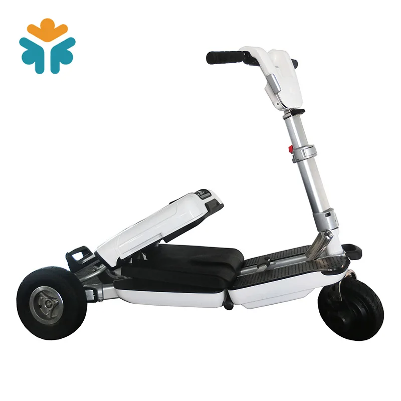Airo Foldable Handicapped 3 Wheels Lightweight Travel Electric Mobility Scooter for Adults