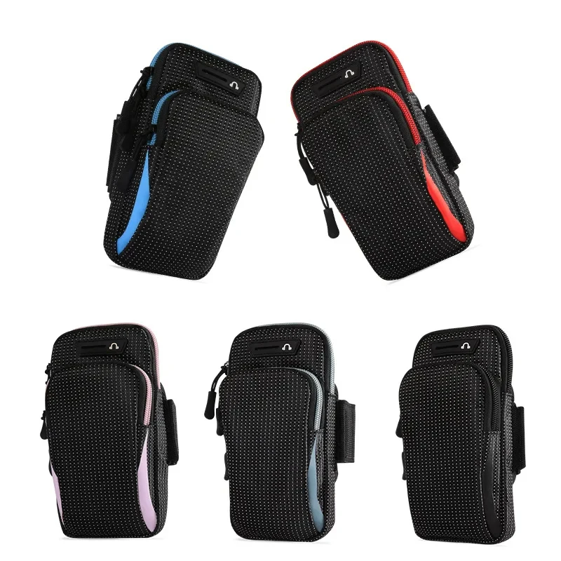 Sports Bag For Mobile Phone Armband For Jogging Cell Phone Accessory Men and Women Phone Bags PU Hand Bag For Running Waterproof