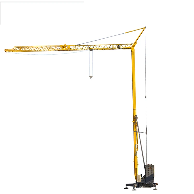 YG Mini Self Erecting Tower Crane Brand Tower Crane Small Crane Construction China 4 Ton For Sale Provided Yellow 22 M 3.7m