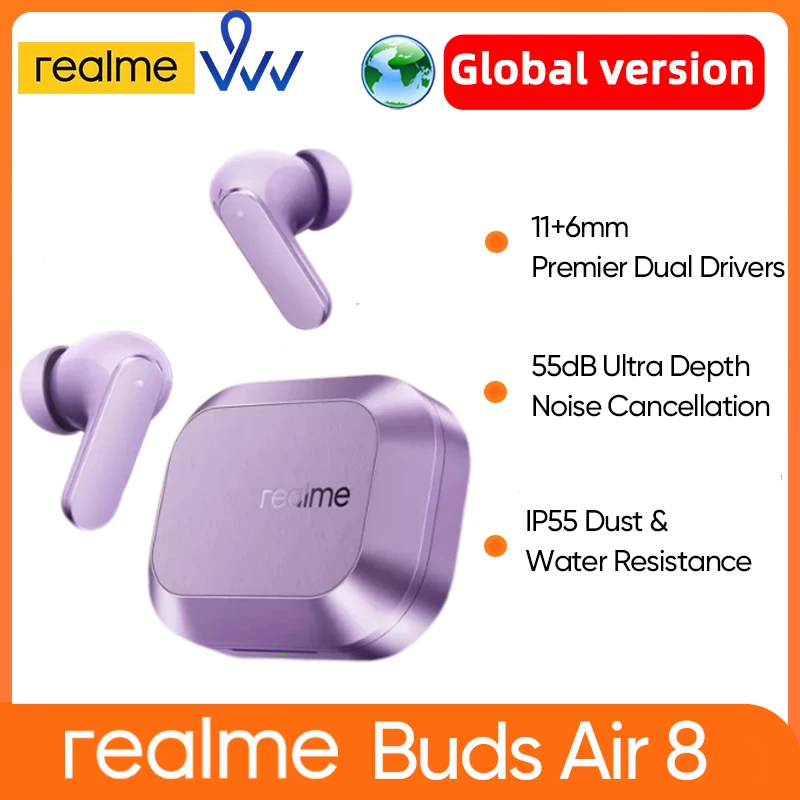version-global-realme-buds-air-8-auriculares-inalambricos-con-cancelacion-activa-de-ruido-bateria-de-horas-de-duracion-bluetooth-54-auriculares-tws