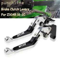 Fit ZX-14R ZX14R ZX14SE 2016-2020 Clutch Levers For ZX 14 R Folding Extendable Brake Handles