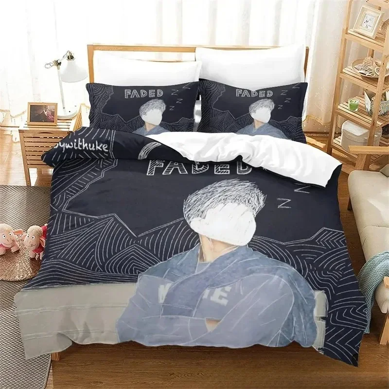 3D Print Boywithuke Comfortable Duvet Quilt Cover Pillowcase Bedding Set Children Bedroom Decoration Home Textile