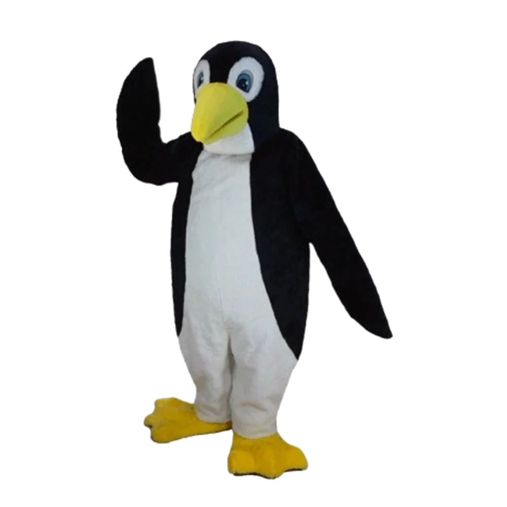 Emperor Penguin Mascot Costume Deluxe Adult the Antarctic Animal Black Panther Cosply Costume Carnival Mascotte Mascota SW1078