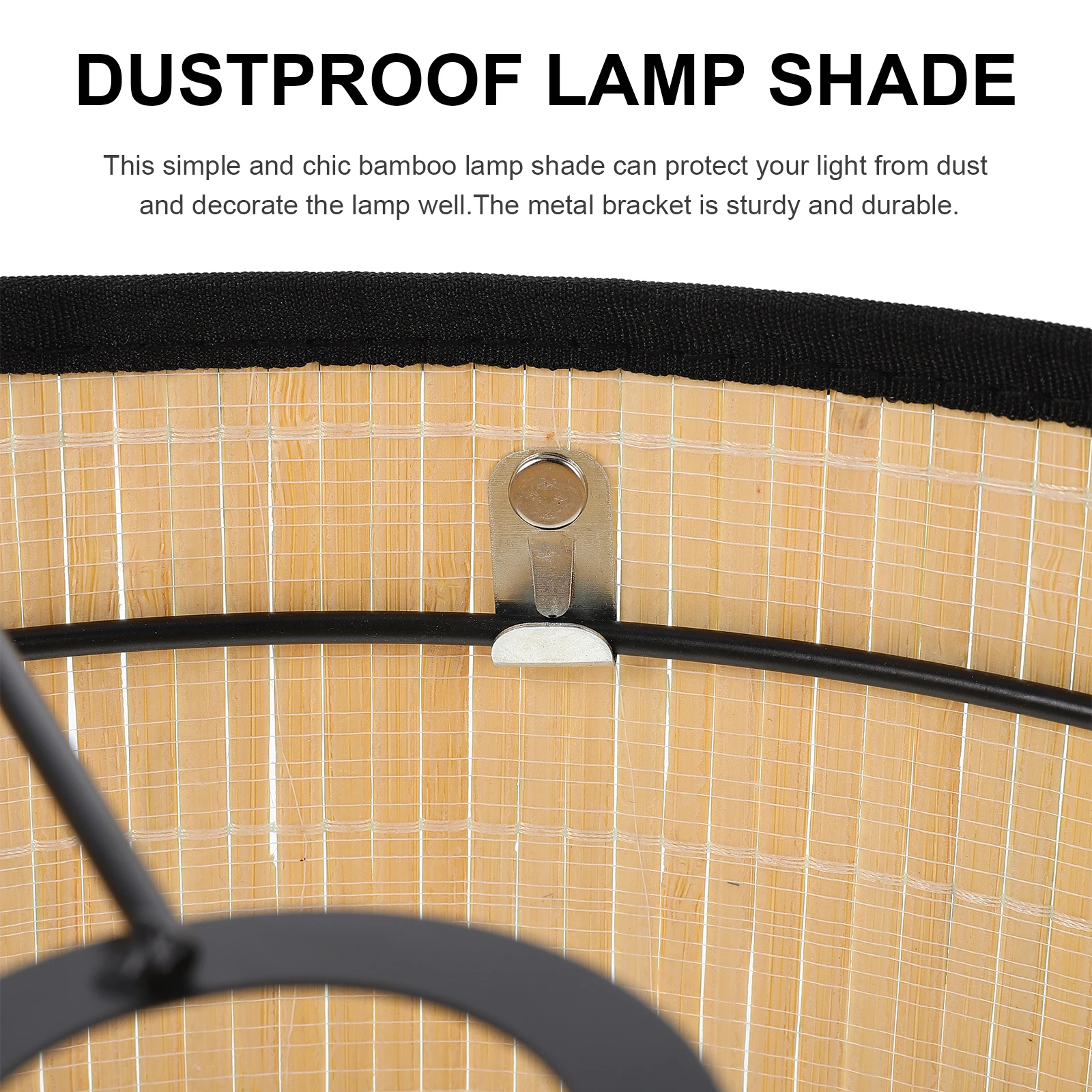 

Bamboo Lampshade E27 Light Cover Japanese Style Decorative Shades Home Lighting Accessories Bamboo Color Lampshade