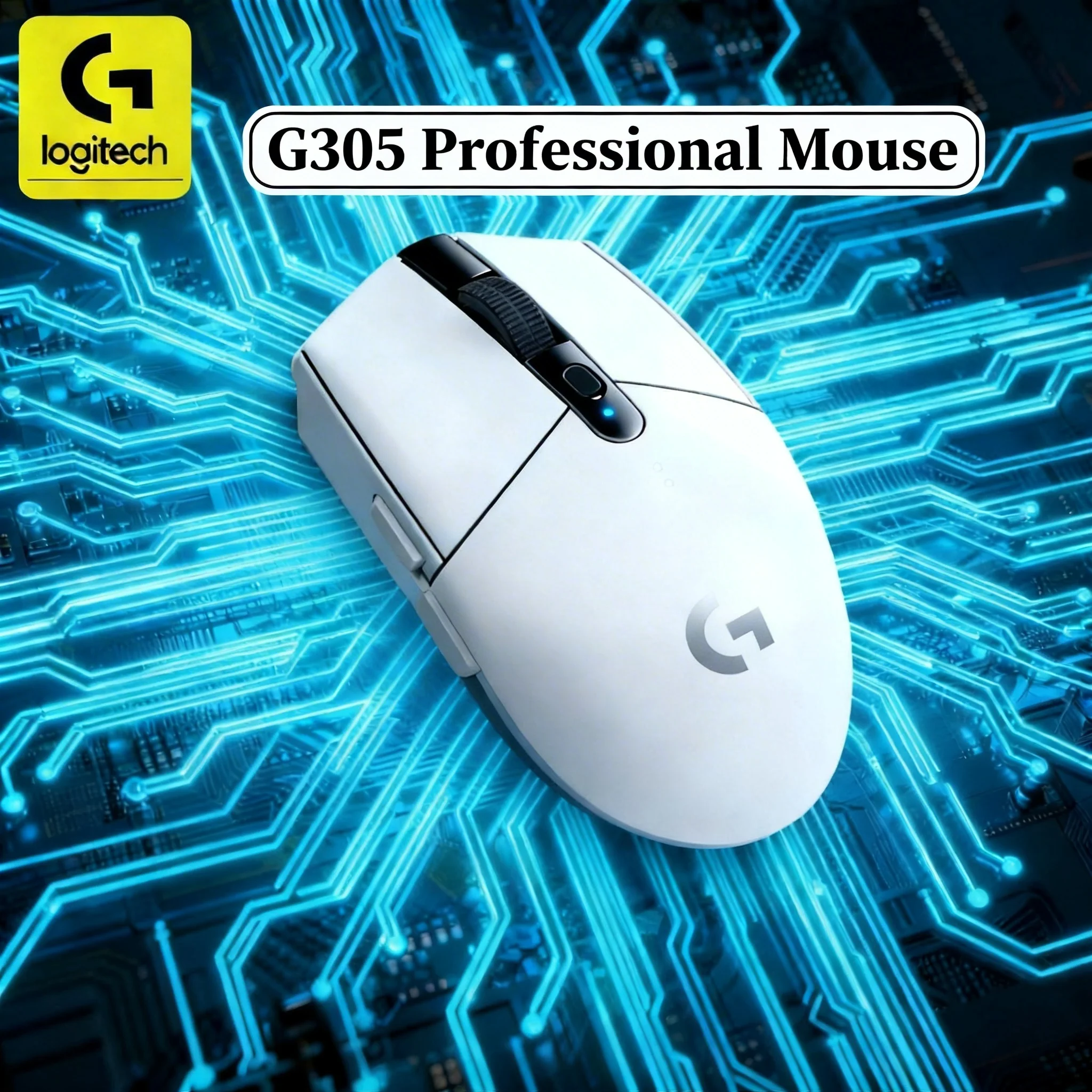 

[Comfortable Experience] Logitech G305 Wireless Gaming Mouse: Ergonomic design enhances gaming comfort.