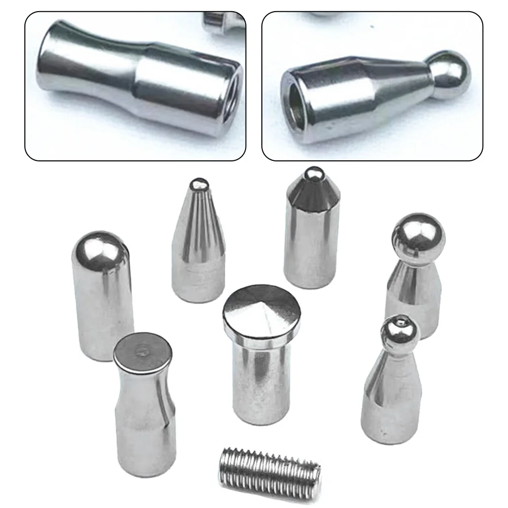 7pcs Car Dent Repair Tool Kit with Multiple Detachable Stainless Steel Replacement Hammer Heads for Dent Leveling