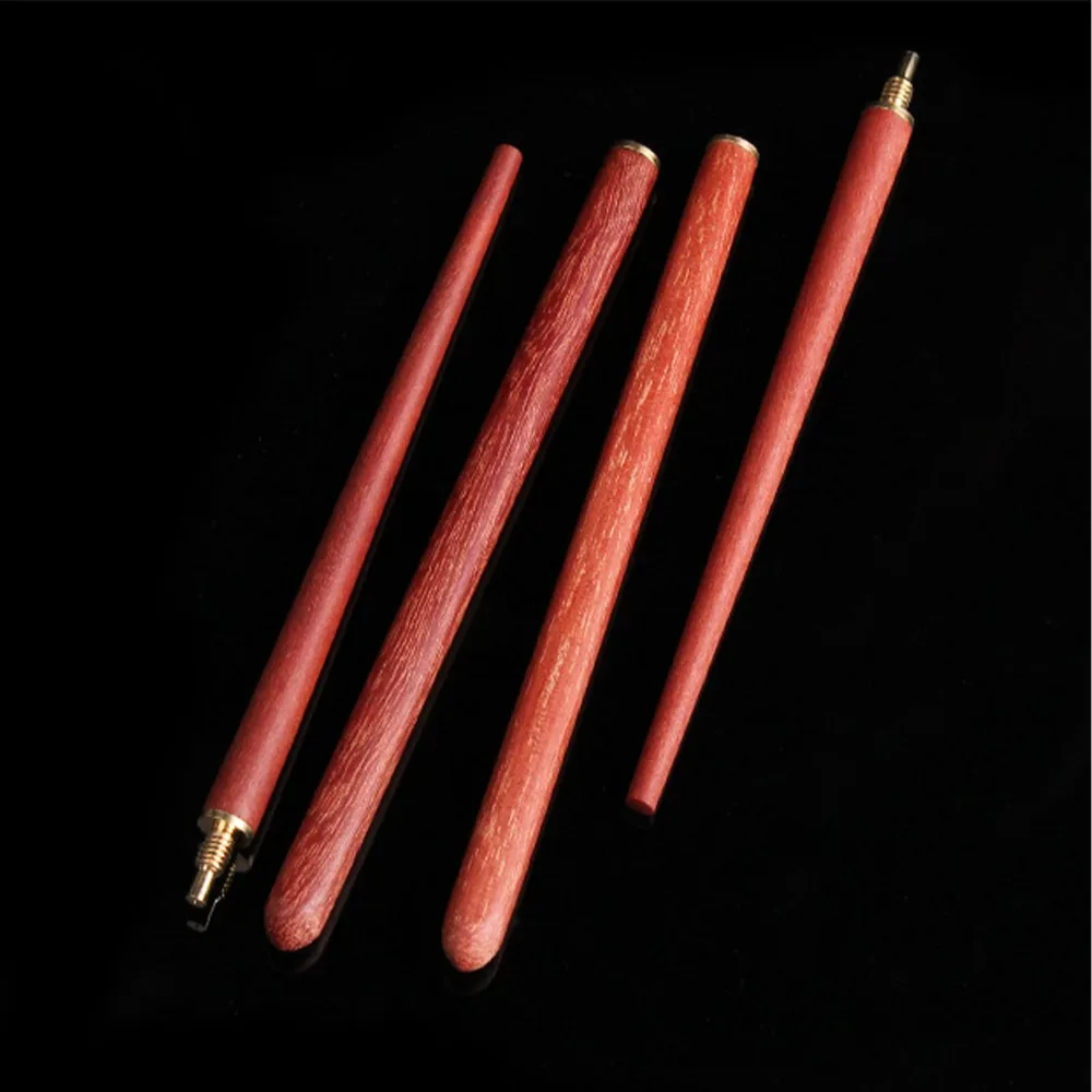 3 Set Durable Portable Wood Chopsticks Foldable WIth Storage Bag Reusable Chopsticks Detachable Chopsticks Travel view 3