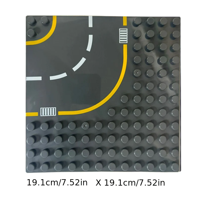 لوح أساس لبنات البناء للأطفال ، الجزيئات الكبيرة ، المدينة ، الطريق ، الشارع ، اللوح الأساسي ، مستقيم ، ألعاب ، منحنى * Dot #4