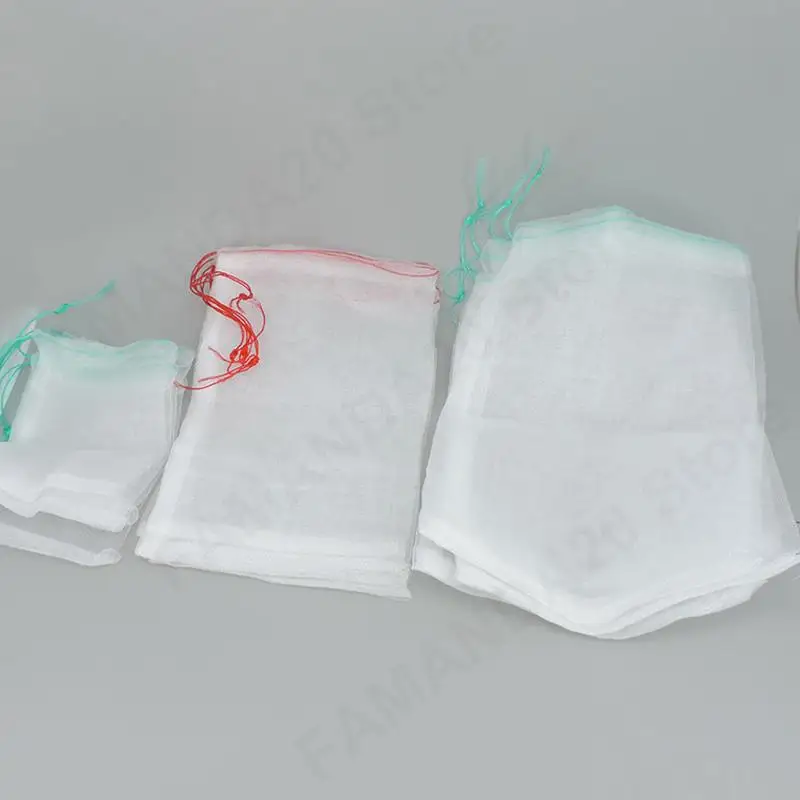 15cm 45cm Grape Fruit Netting net mesh protect cover grow bags Garden Protection for veg Storage Against Bug Insect Pest Bird M