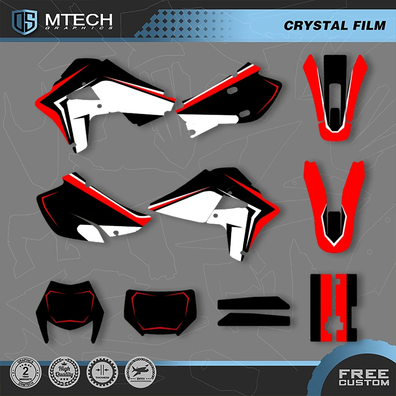 

DSMTECH Custom Motorcycle Graphics Decal Stickers Kits For Honda XR 650R 2000 2001 2002 2003 2004 2005-2009 002