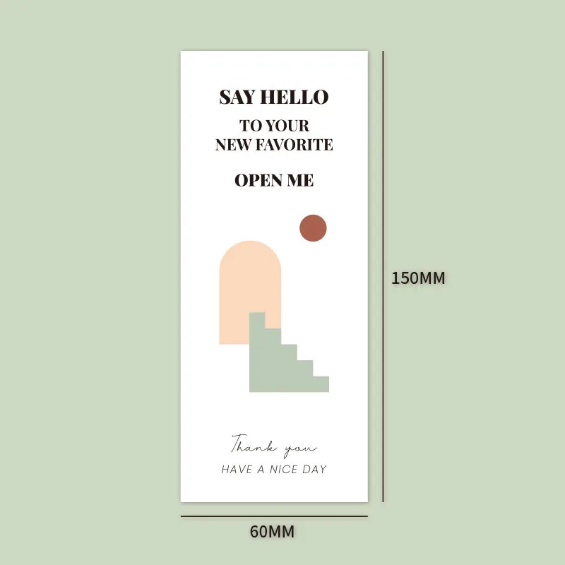 인감 라벨 감사 소기업 수제 선물 포장 장식 스티커, 이 패키지, 너무 만나 좋은 스티커, 50 개