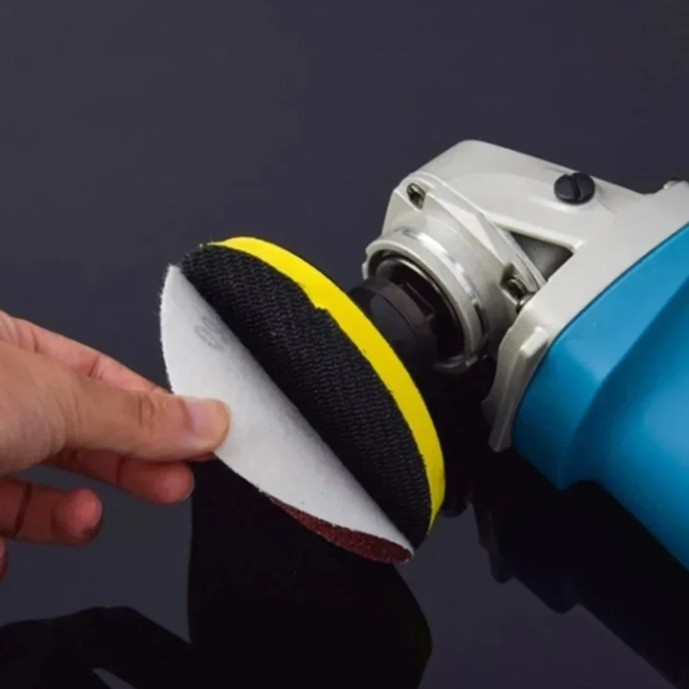 Car Polisher Backing Pad, Bonnet Angle Grinder, Roda Sander Disco, Polimento Auto Machine Tool, Auto-adesivo, 3-7"