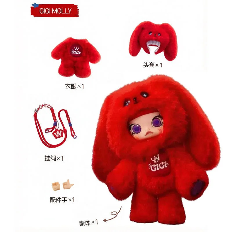 POP MART MOLLY X YUQI 1/8 ACTION FIGURE Series Blind Box Anime