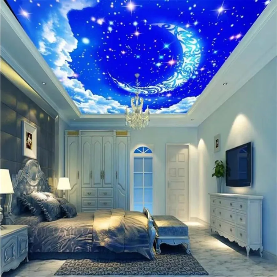 Custom wallpaper 3d photo mural colorful starry universe cosmic galaxy dream room zenith ceiling painting wallpapers home decor