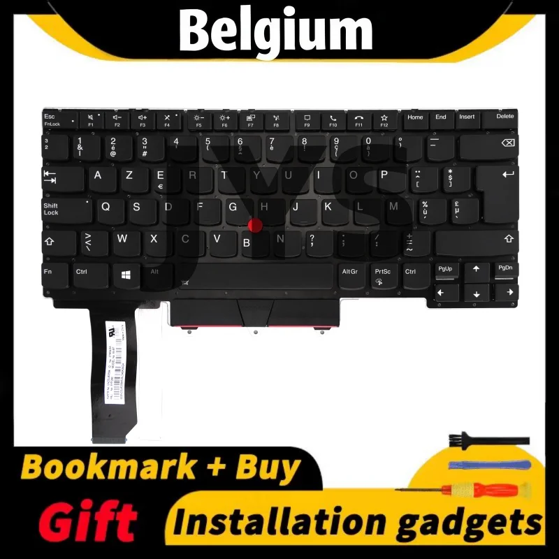Laptop Replacement Keyboard for Lenovo ThinkPad E14/R14 Gen2 Gen3 Gen4US/UK/Belgian/Swiss/Brazilian/Canadian French