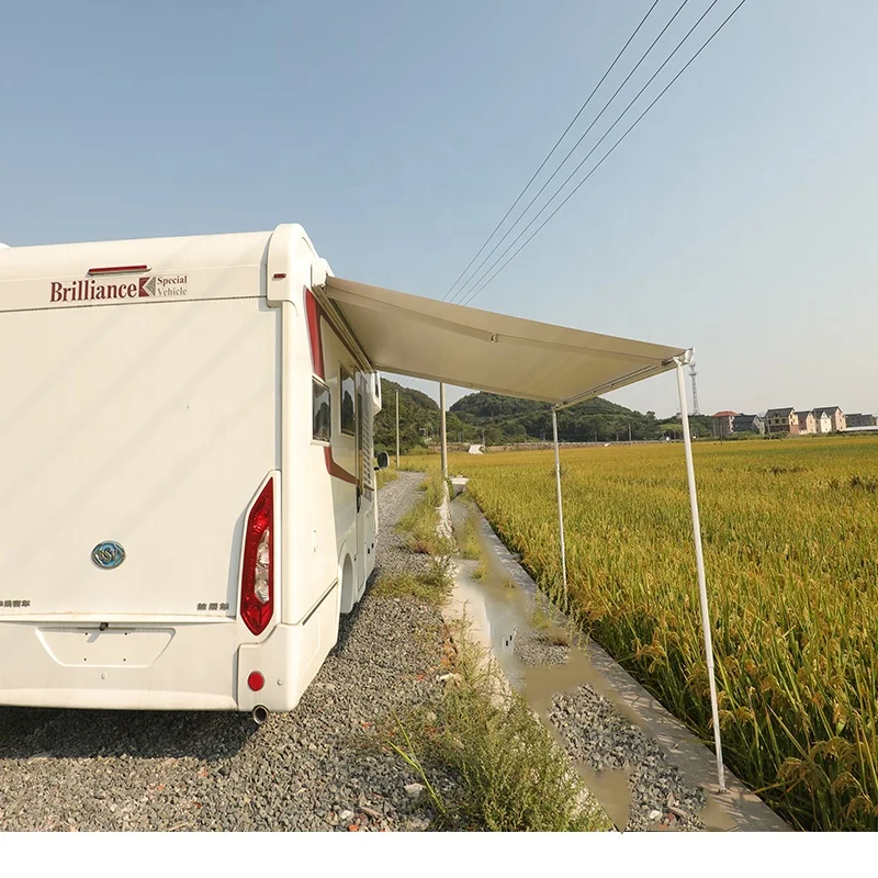 Tenda Trailer Rv Karavan Motor Kaset Penuh Ukuran Maksimum 4x2m