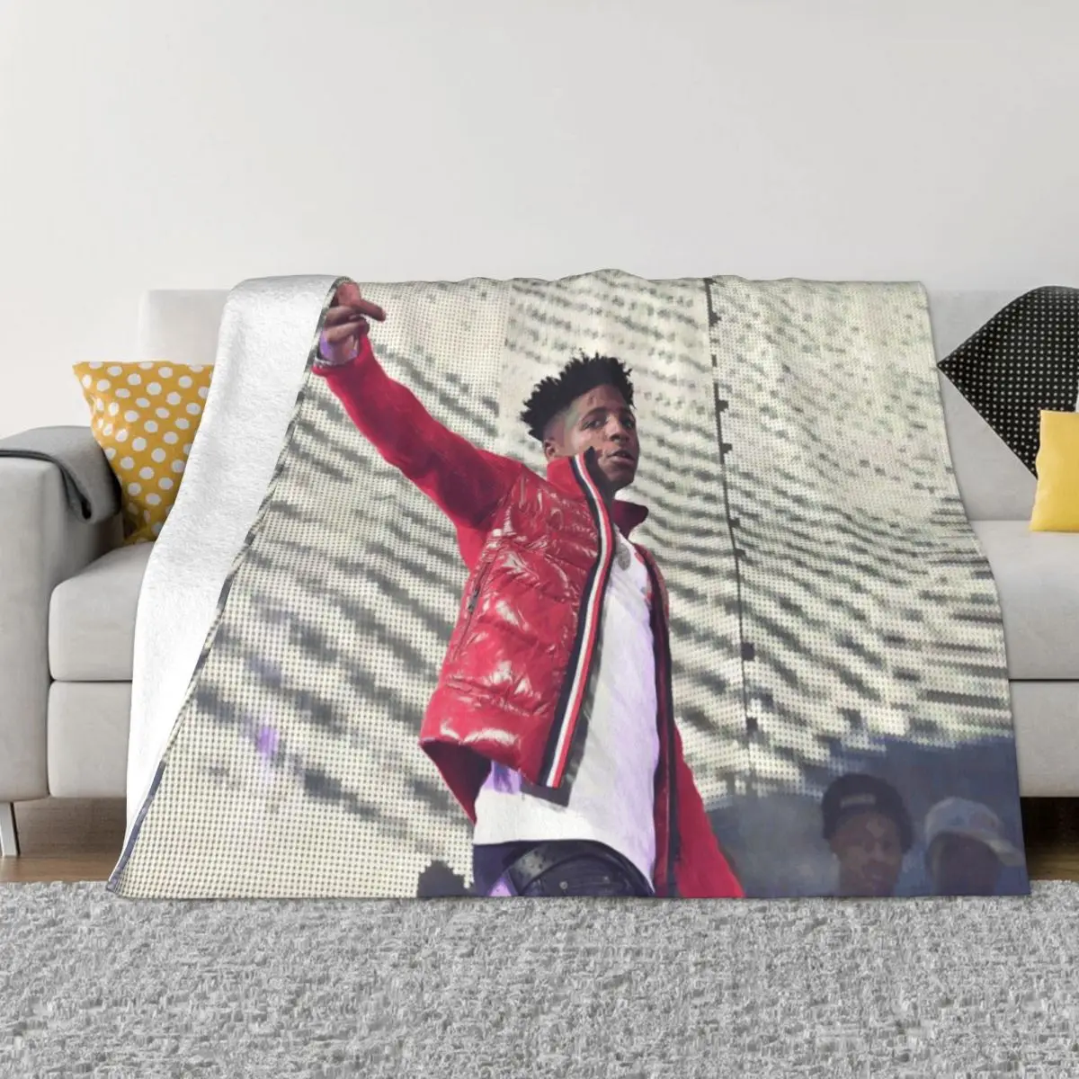 

YoungBoy Never Broke Again 002898, домашнее одеяло для кровати, пляжное одеяло, одеяла для пар, одеяла и пледы, пледы