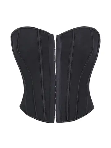 Button down corset for Halloween women is shaping top with a tie at the back