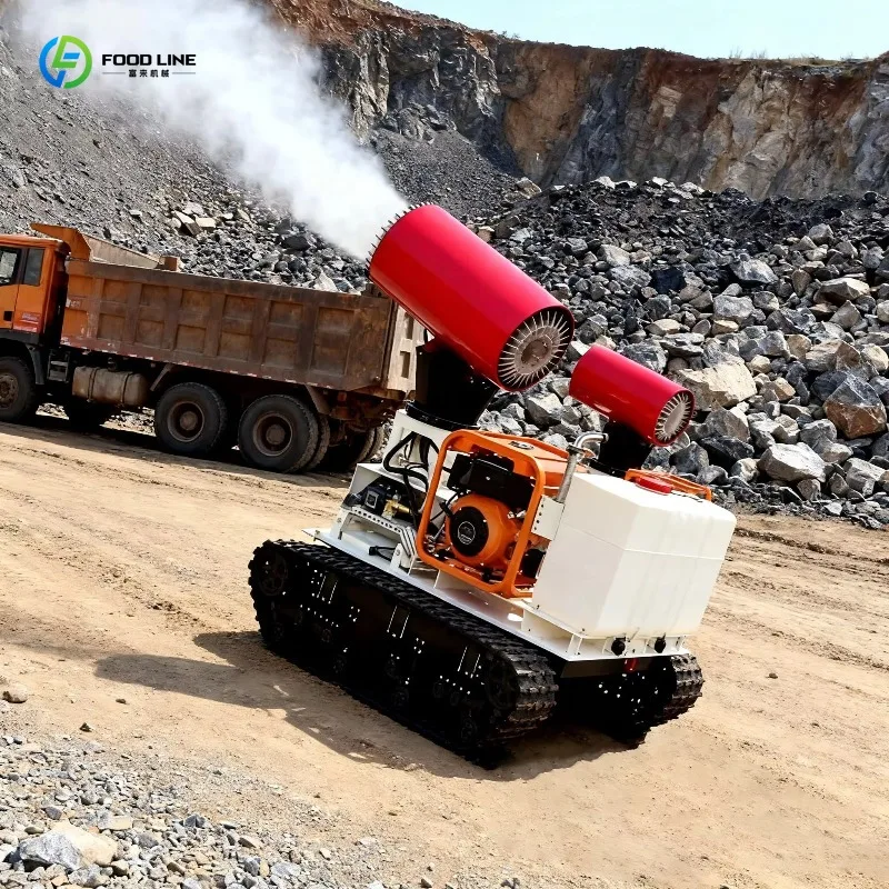 Customized Tracked Remote Controlled Fog Cannon Intelligent Agricultural Sprayer for Mountain Slope Pesticide Spraying