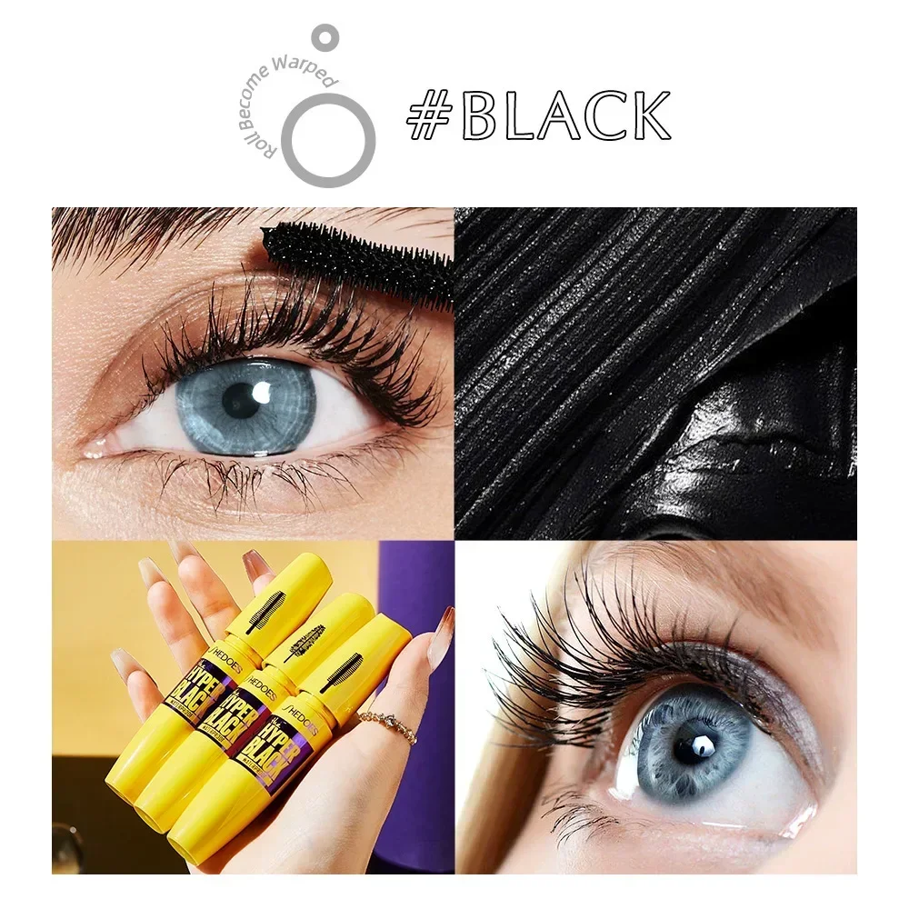 Nieuw Merk Wimper Mascara Make-Up Kit Langdurige Natuurlijke Waterdichte Zwarte Professionele Oog Mascara Cosmetische Make Up Sheglam