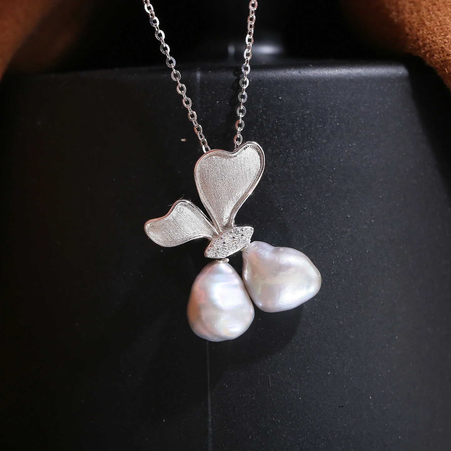 

Wholesale S925 Sterling Silver Pendant Mounts Base Findings Settings Mountings Jewelry Fittings for 7-9mm Keshi Pearls 3pcs/lot