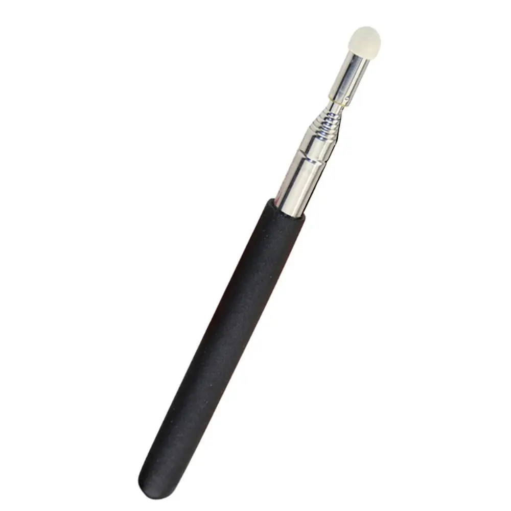 Steel PPT Presentation Touch Screen Pen Whiteboard Pointer Pen Handheld Presenter Telescopic Rod Retractable Teaching Stick
