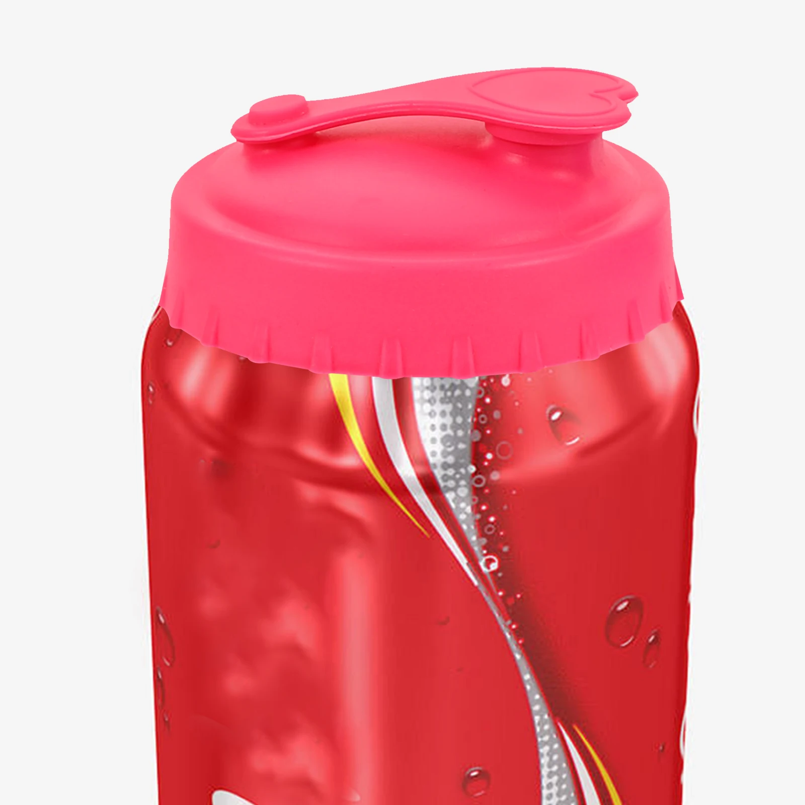 

6pcs Silicone Can Lids Beverage Leak Proof Covers Reusable Gel Soda Toppers Fit Standard Cans Keep Carbonation Practical