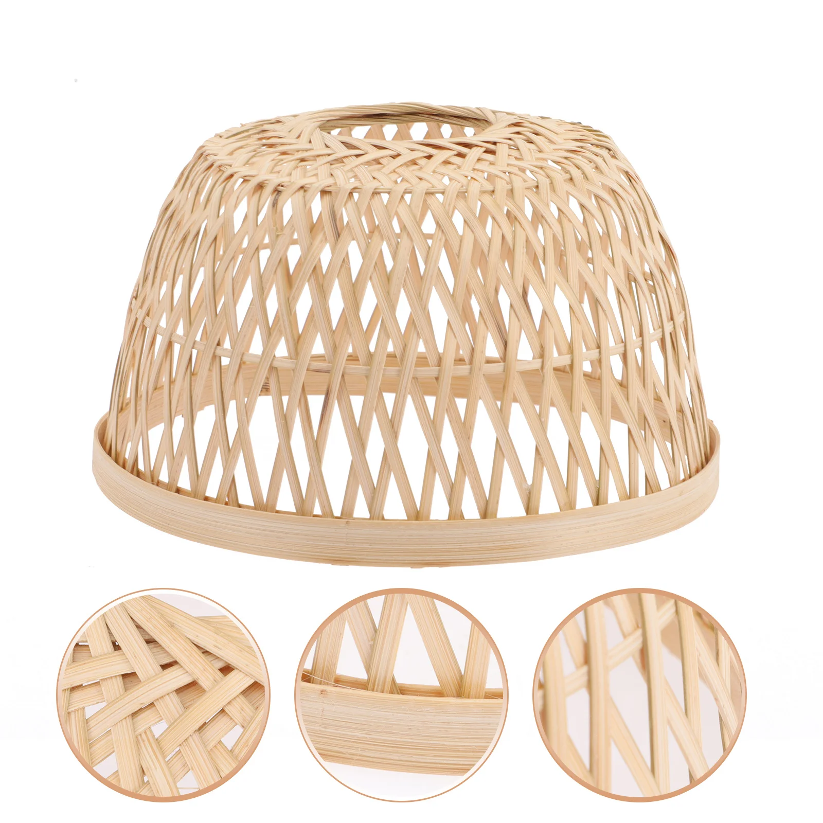 

Stylish Bamboo Woven Hanging Lamp Shade Pendant Light Cover for Home Hotel Restaurant Rustic Decor Hanging Lamp Cover