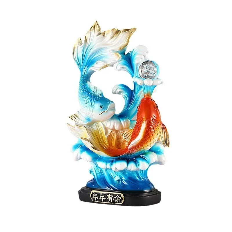 there are more than enough office koi fish, desktop lucky ornaments, and entrance wine cabinet opening decorative gifts.