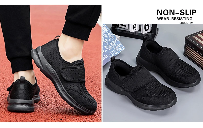 Damen-Sneaker für Orthopädie, Breite Füße, Geschwollene Füße, Geh- und Freizeitschuhe, Daumenkorrektur, Verstellbar, Bequem, Diabetiker-Barfußschuhe – Detail 15