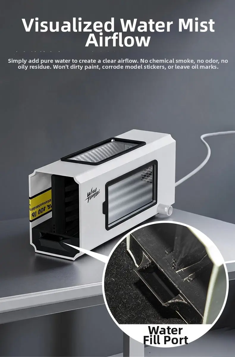 For 1 64 Scale Cars Aerodynamic Test Device Airflow Tunnel Model For Physics Experiments Safe Low Voltage Operation Instrument