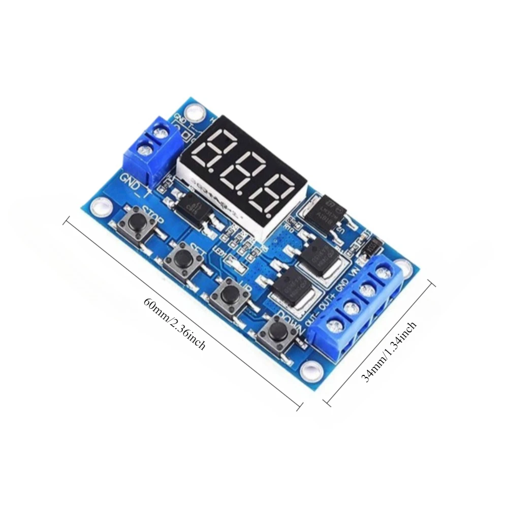 5-個トリガーサイクルタイマー遅延スイッチ回路デュアル-mosfet-制御ボード交換リレーモジュール-12v-24v-arduino-用