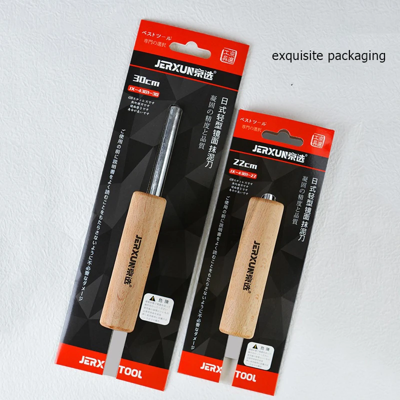 Raschietto per stucco per cazzuola in acciaio inossidabile, coltello per intonacare piastrelle e pareti, raschietto per muratore, pala per cemento, raschietto per muro