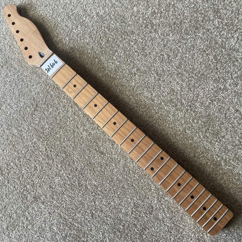 IN606 Roasted Maple TL Guitar Neck Semi Finishing No Paints Custom Order for Tele Guitar Replace SALES